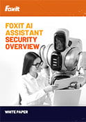 Foxit KI-Assistent Sicherheit